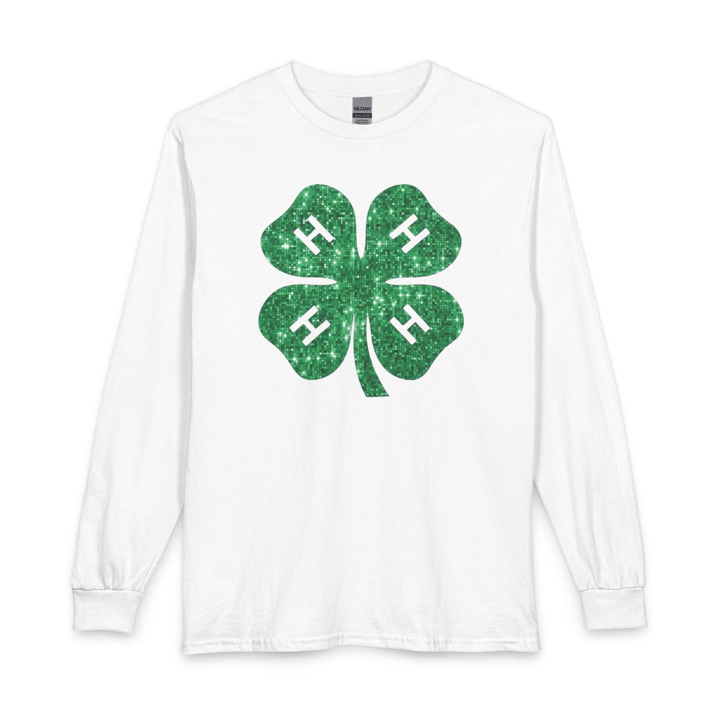 4-H GLITTER - Long Sleeve T-Shirt