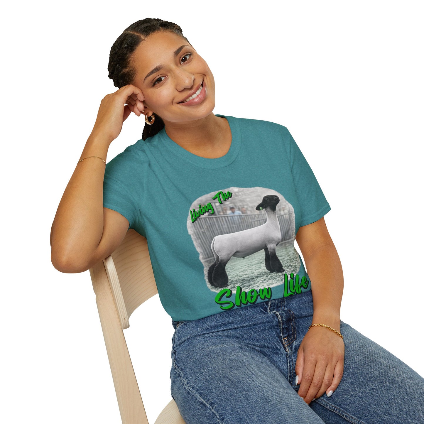 Living the Show Life - Sheep - Unisex T-Shirt