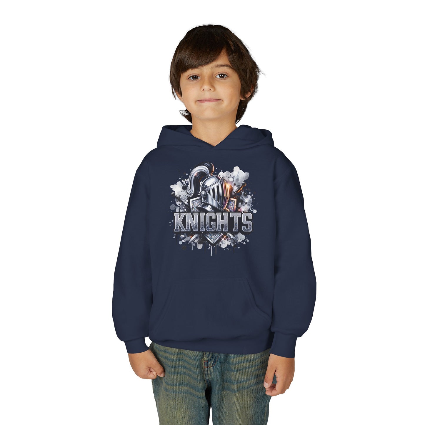 Knights Graphic Youth Hoodie – Bling