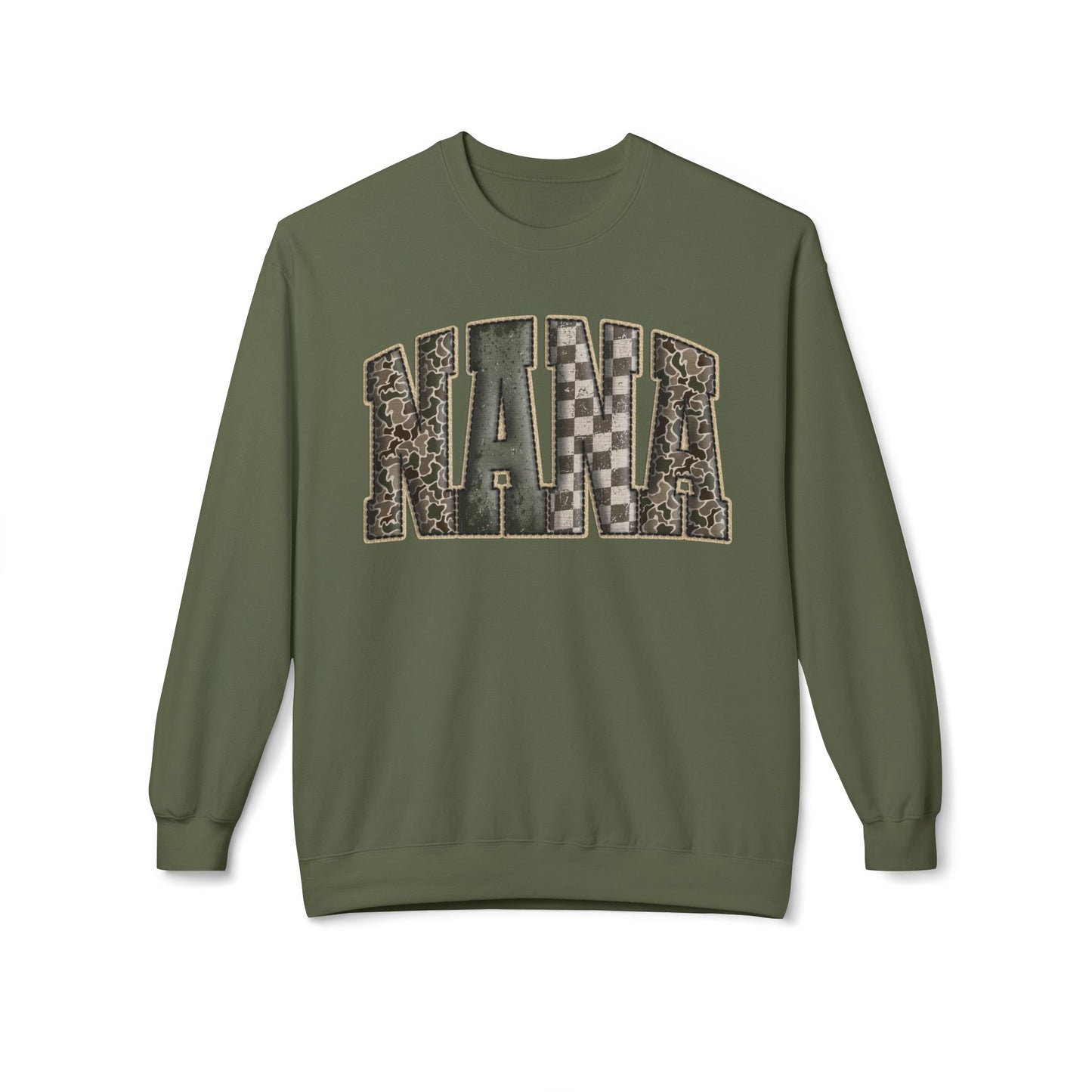 Nana Camo Crewneck Sweatshirt