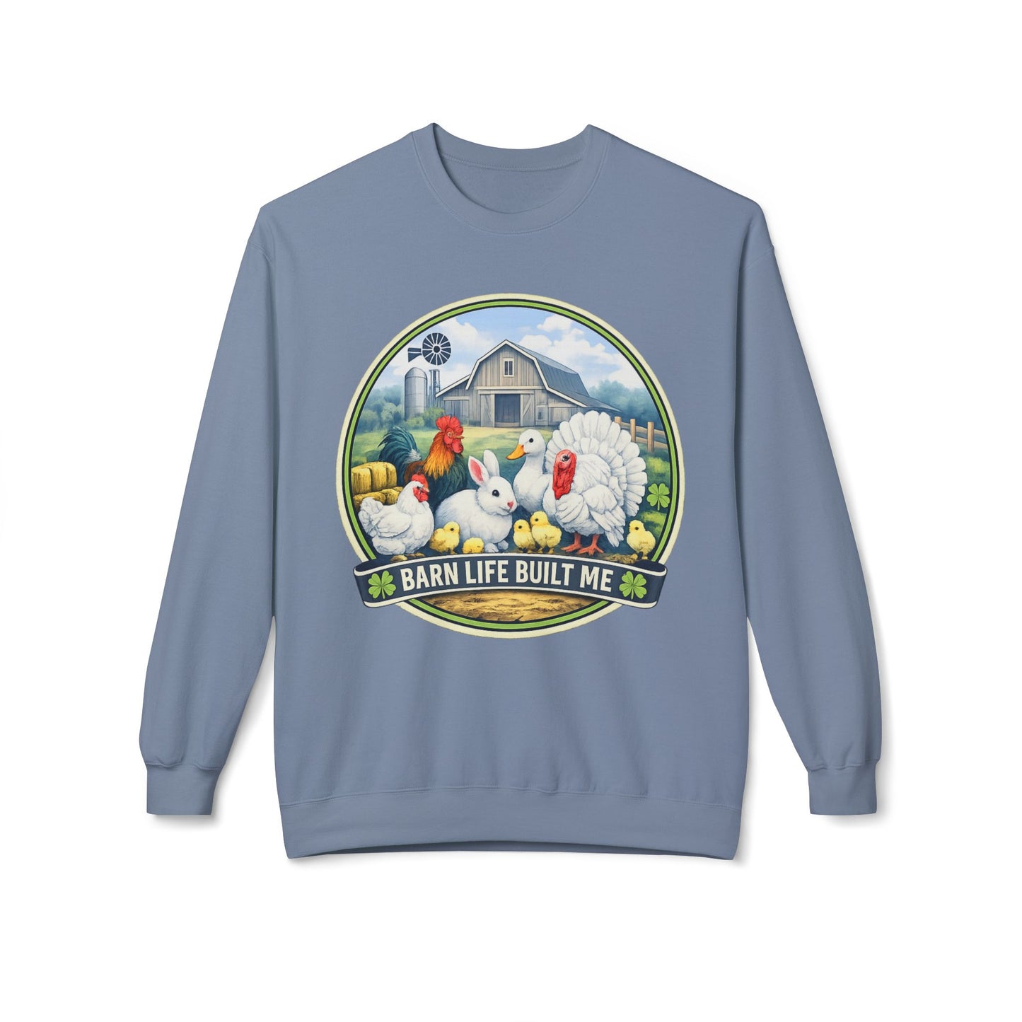 BARN LIFE BUILT ME - Small Animals - Crewneck Sweatshirt