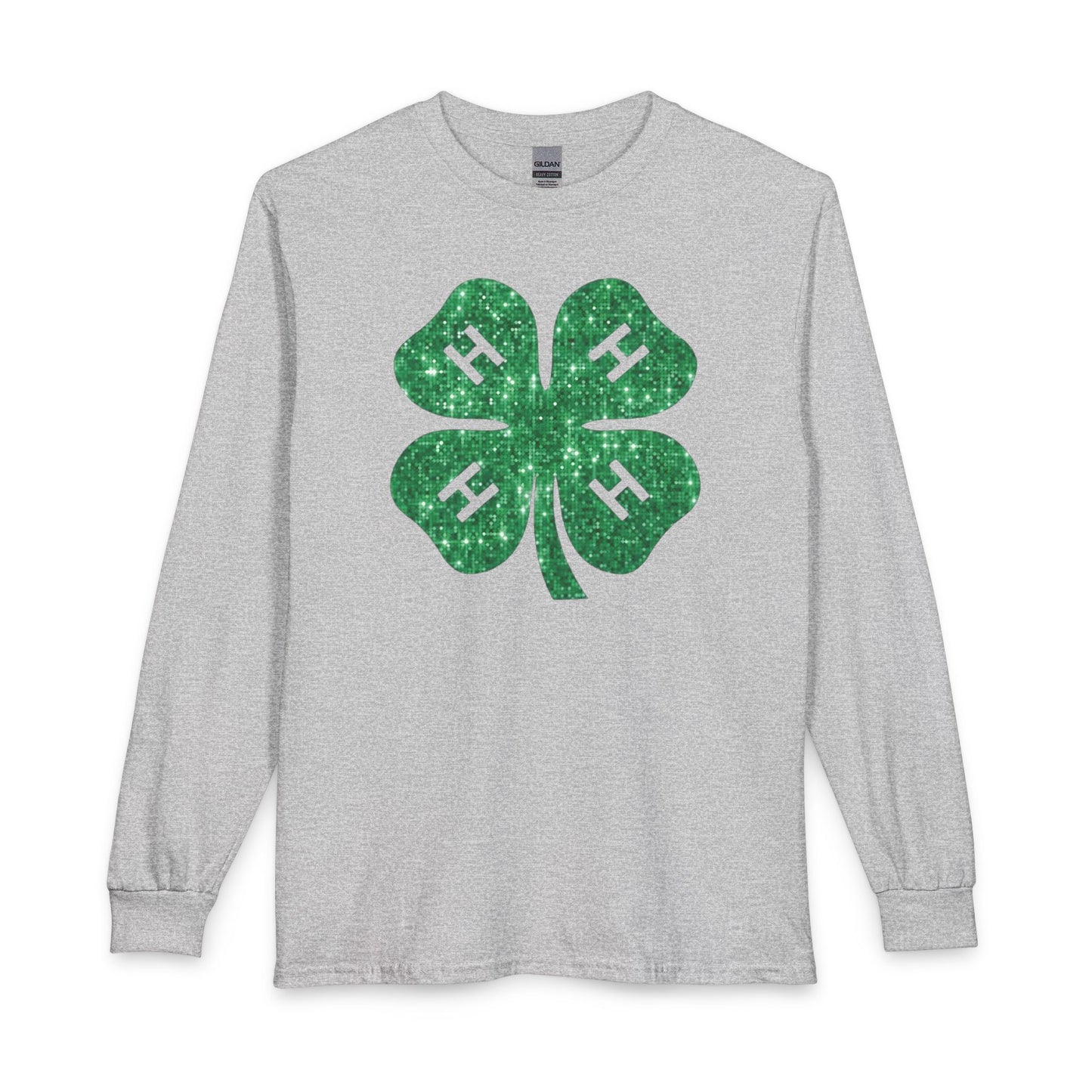 4-H GLITTER - Long Sleeve T-Shirt