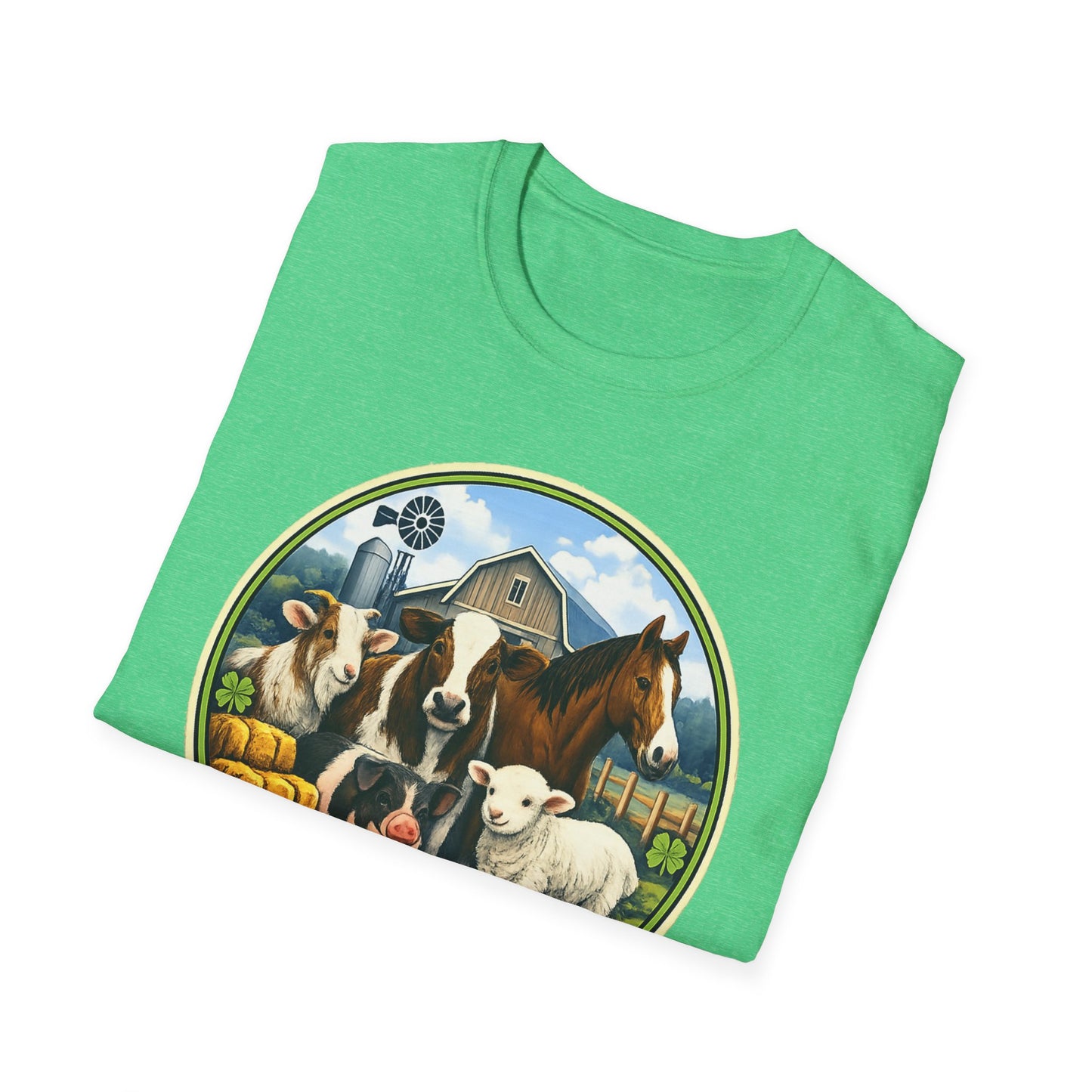 BARN LIFE BUILT ME - Large Animals - Unisex T-Shirt