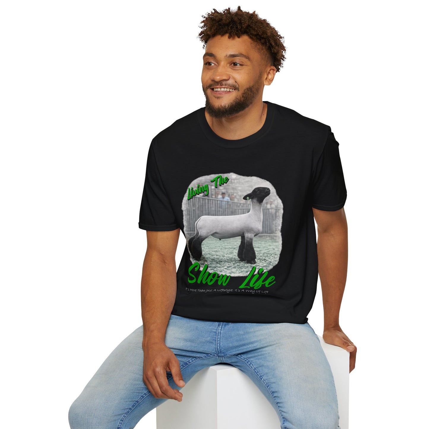 Living the Show Life - Sheep - Unisex T-Shirt