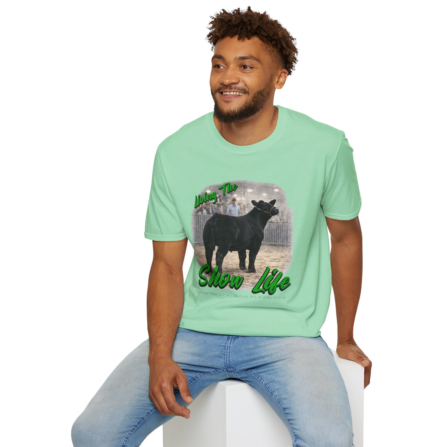 Living the Show Life - Cattle - Unisex T-Shirt