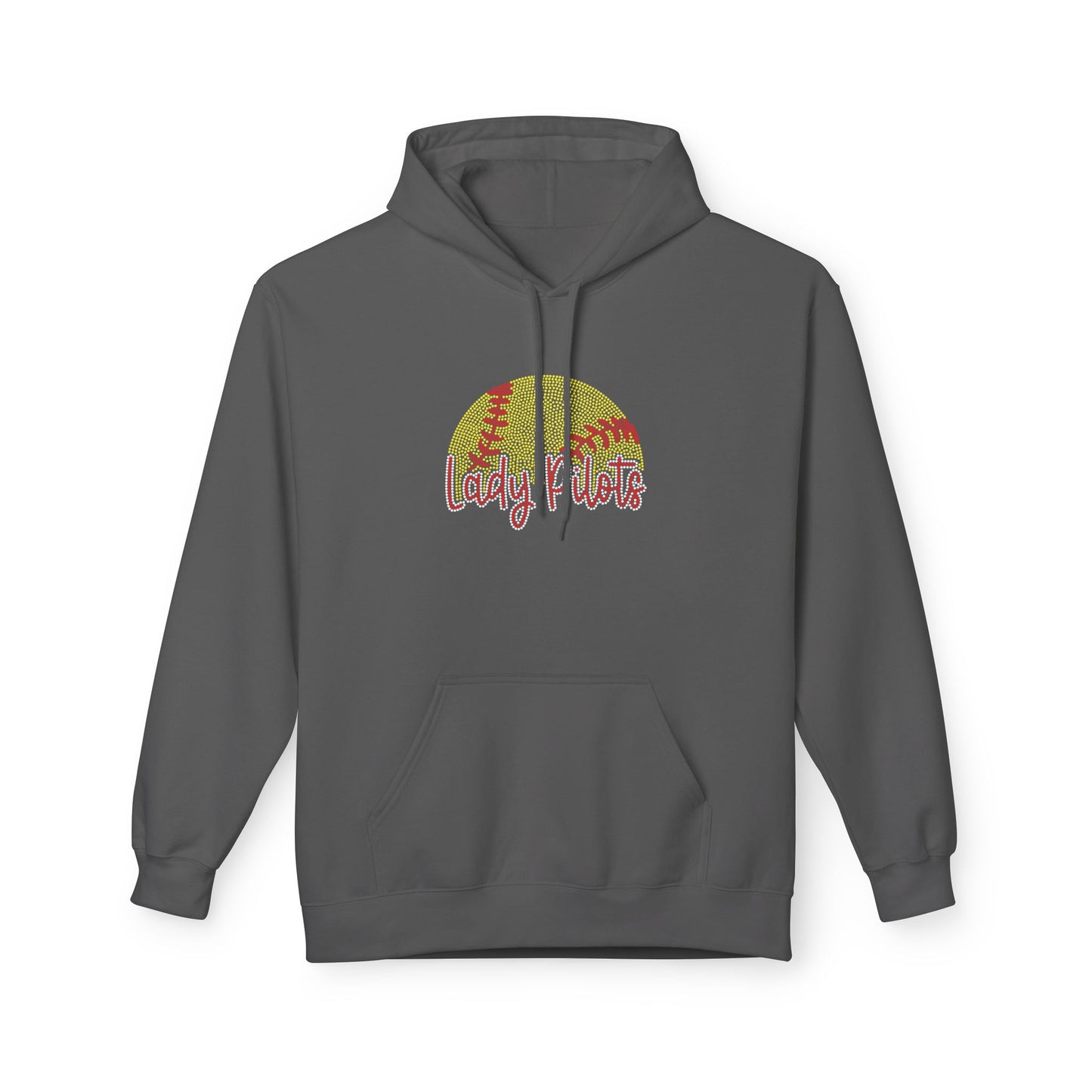 Lady Pilots Softball Hoodie - Rhinestones