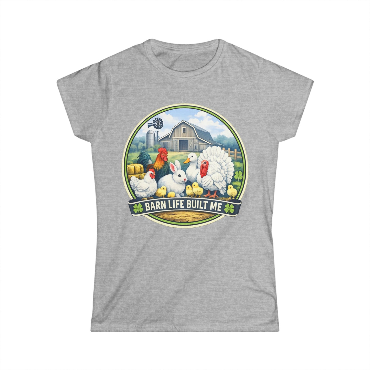 BARN LIFE BUILT ME- Small Animals - Women's T-Shirt