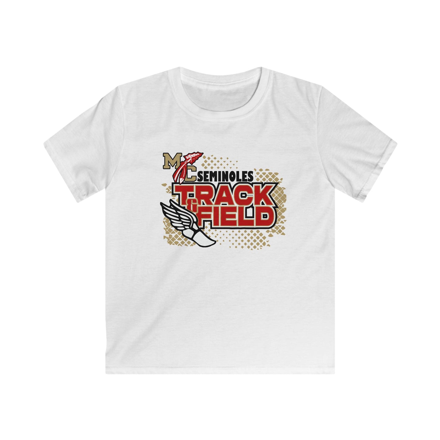 Seminoles Track & Field Youth T‑Shirt — White