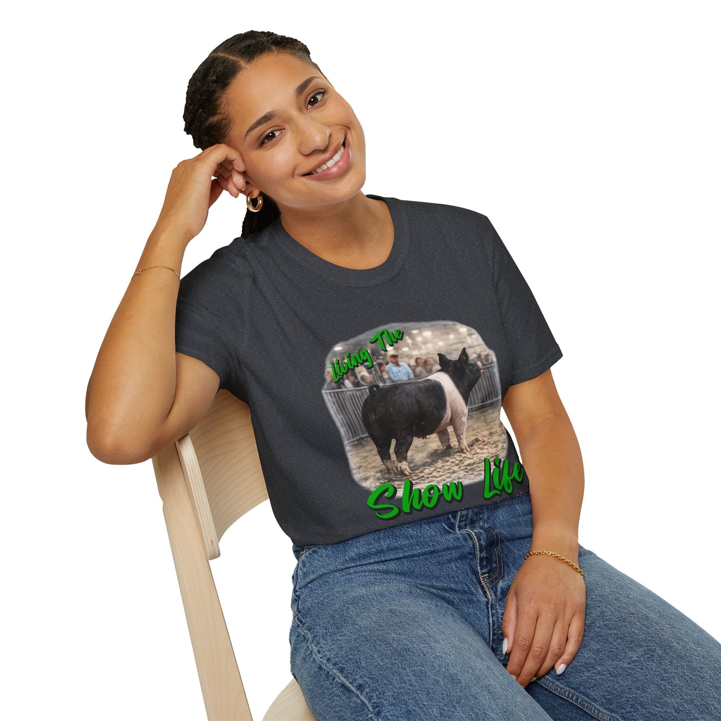 Living the Show Life - Pigs - Unisex T-Shirt