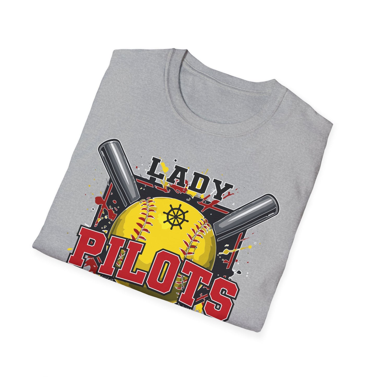 River Lady Pilots Softball 2 T-Shirt