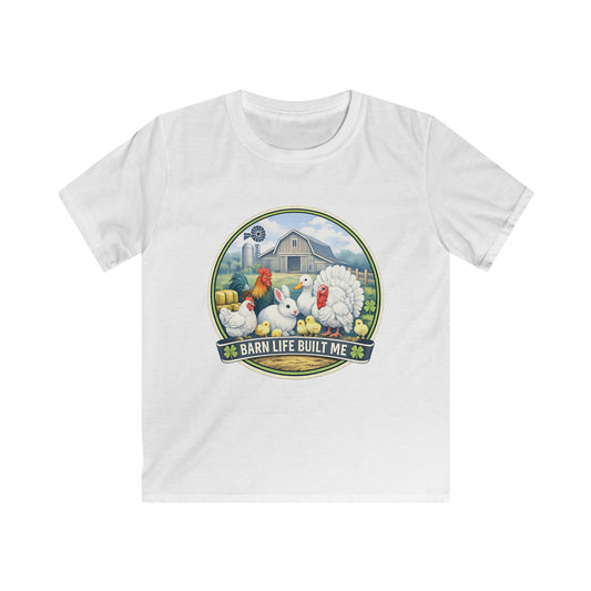 BARN LIFE BUILT ME - Small Animals - Youth T-Shirt