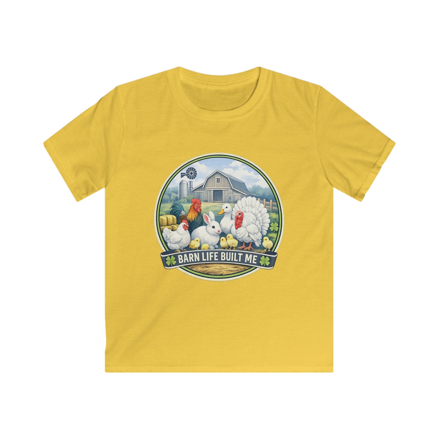 BARN LIFE BUILT ME - Small Animals - Youth T-Shirt