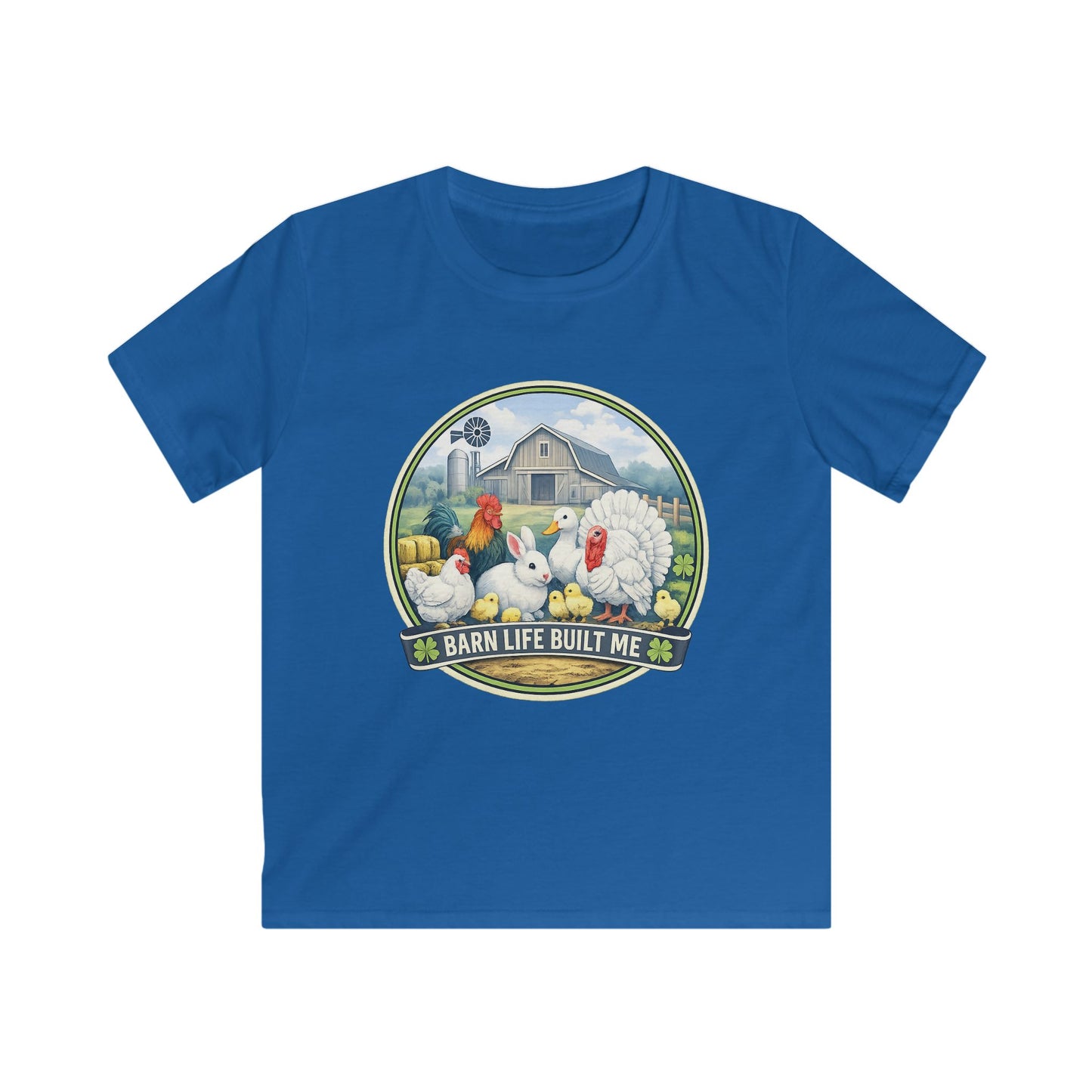 BARN LIFE BUILT ME - Small Animals - Youth T-Shirt