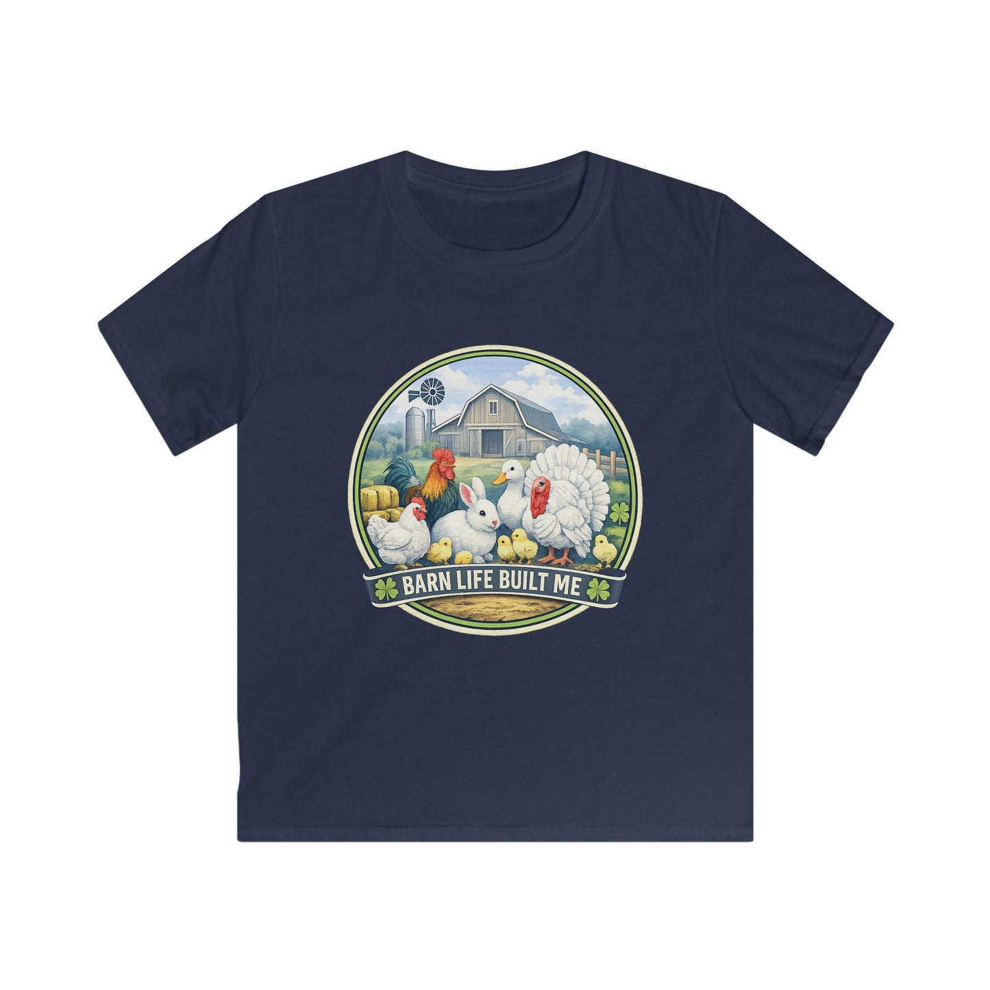 BARN LIFE BUILT ME - Small Animals - Youth T-Shirt