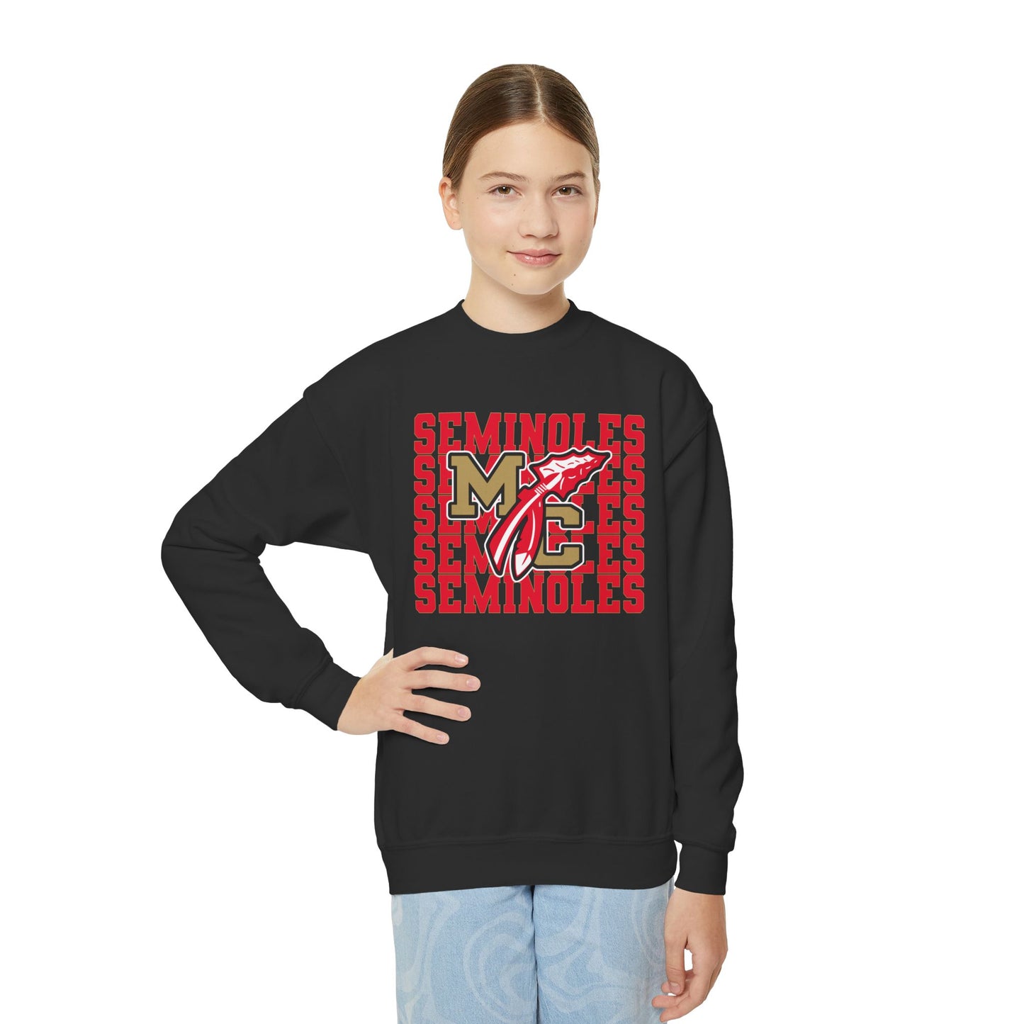 MC Seminoles Youth Sweatshirt — Black