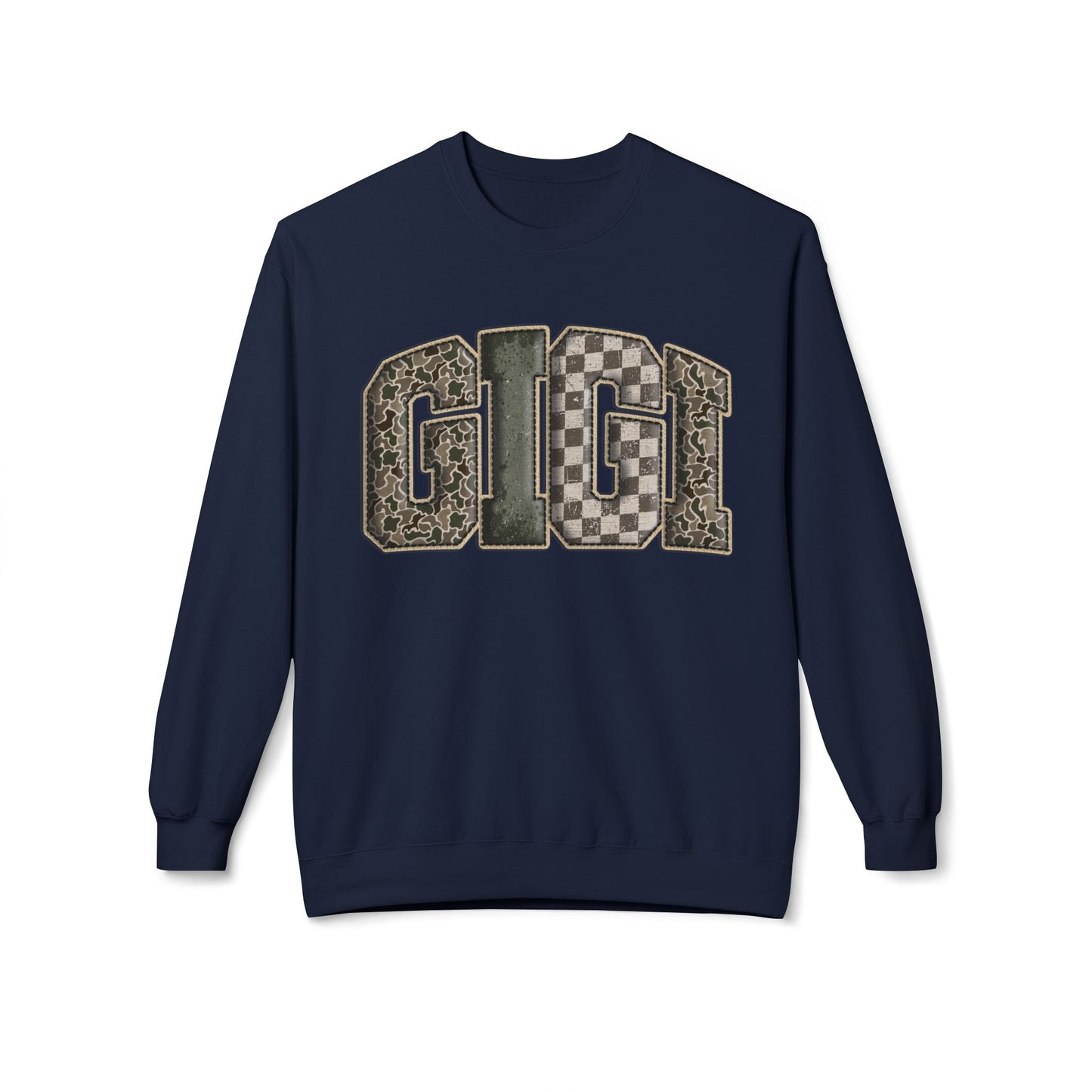 GIGI Camo Crewneck Sweatshirt