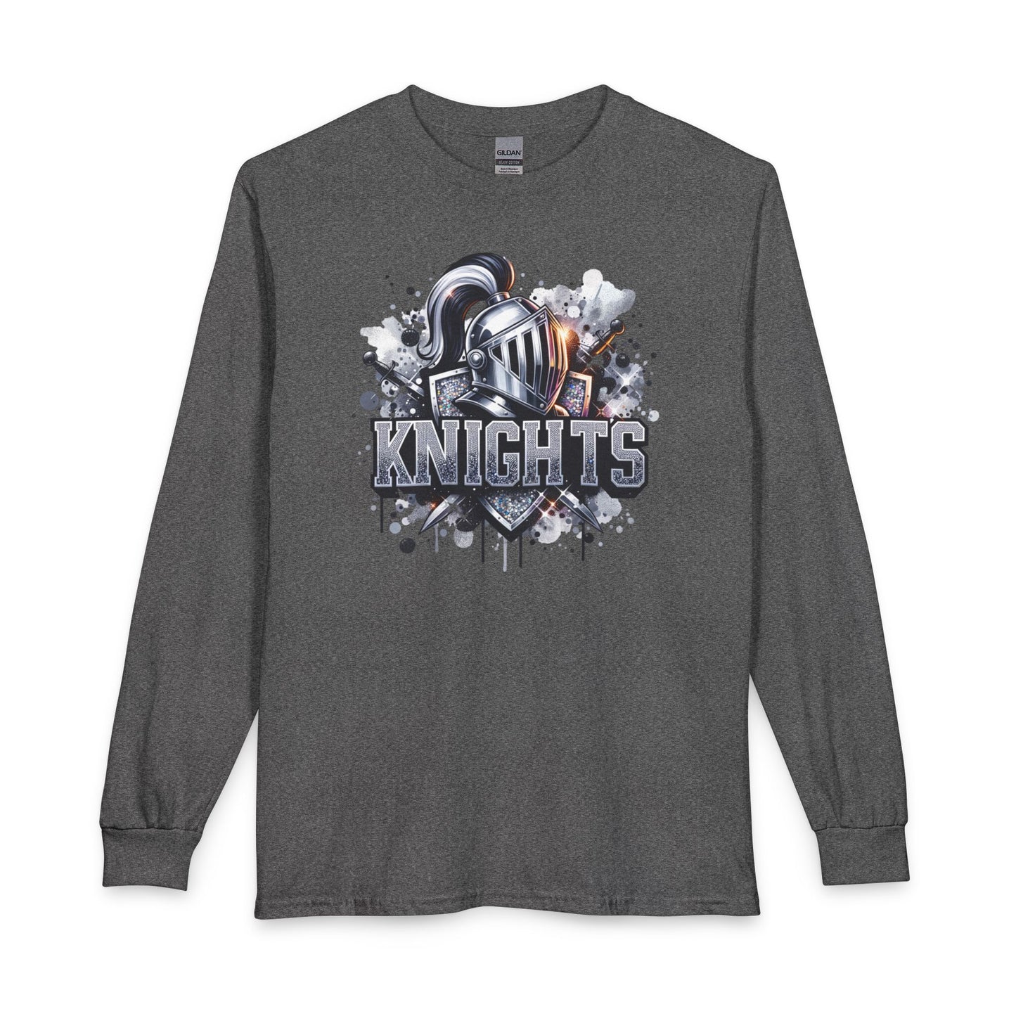 Knights Graphic Long Sleeve Tee — Bling