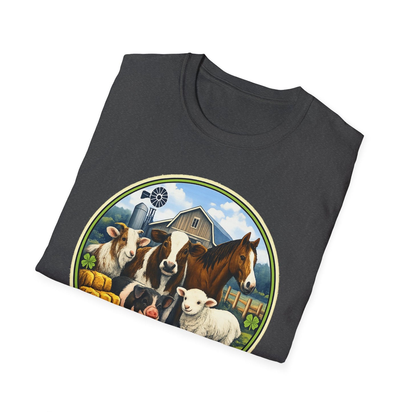 BARN LIFE BUILT ME - Large Animals - Unisex T-Shirt