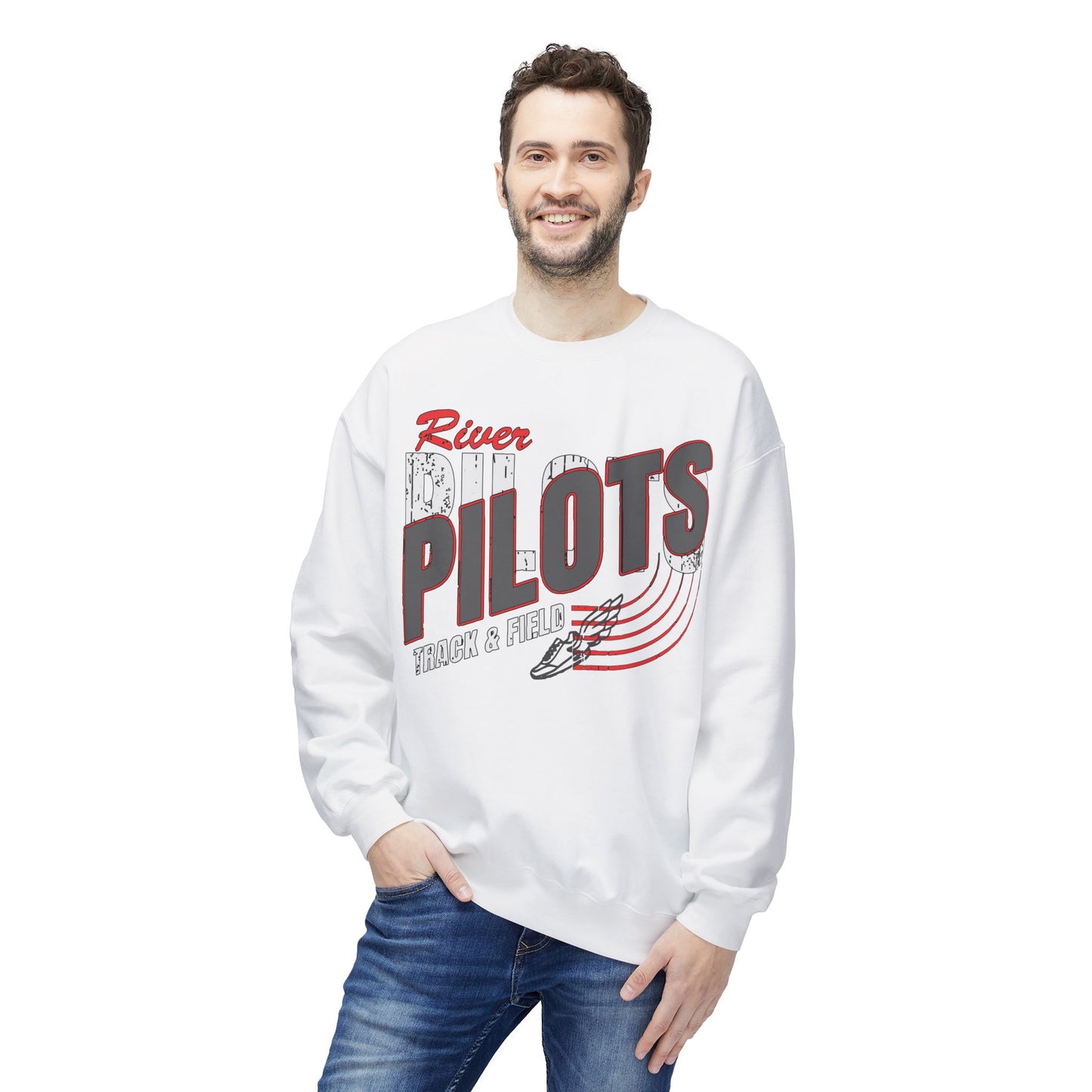 River Pilots Track & Field Crewneck Sweatshirt