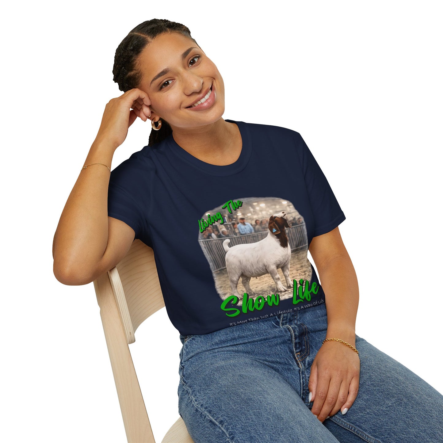 Living the Show Life - Goats - Unisex T-Shirt