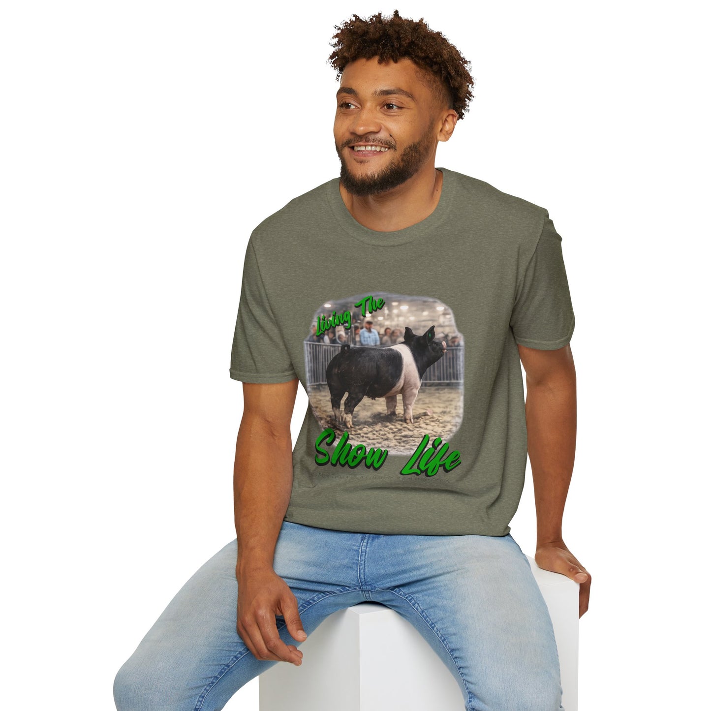Living the Show Life - Pigs - Unisex T-Shirt