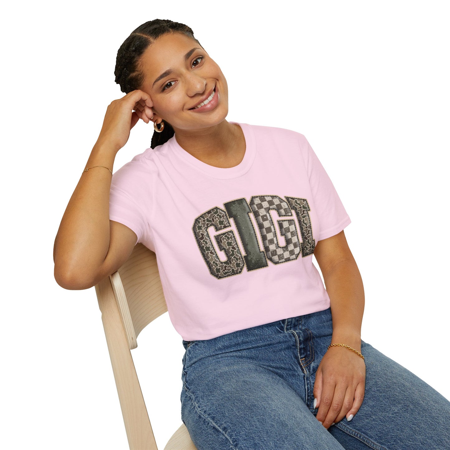GIGI Camo Print T-Shirt