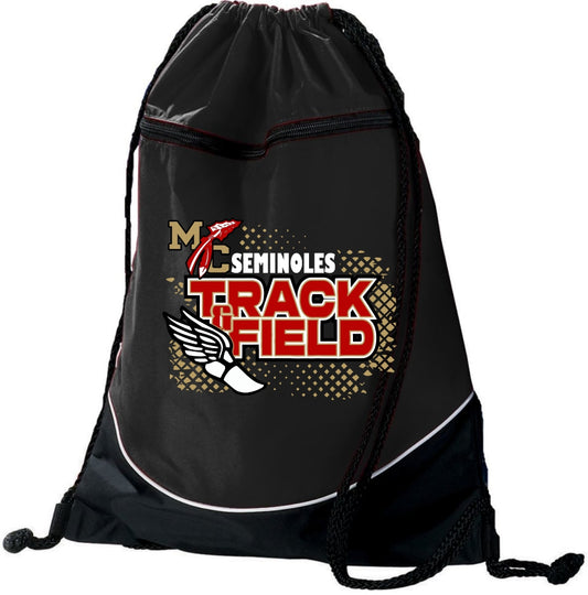 Tri-Color Drawstring Backpack