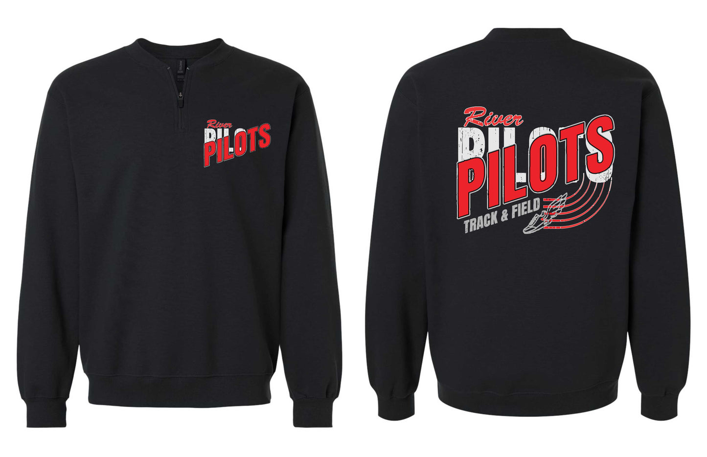River Track 1/4 Zip Pullover