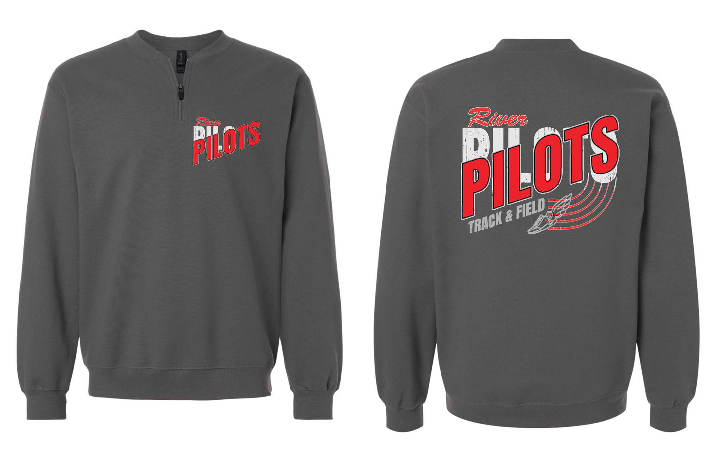 River Track 1/4 Zip Pullover