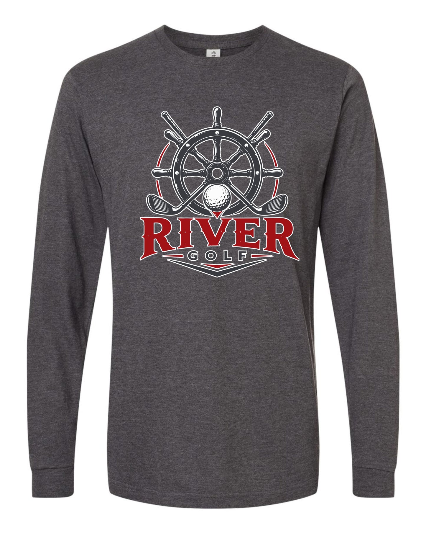 Unisex Fine Jersey Long Sleeve T-Shirt - Design #2