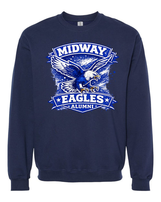 MIDWAY EAGLES ALUMNI - Crewneck Sweatshirt
