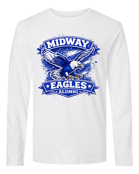 MIDWAY EAGLES ALUMNI - Unisex Long Sleeve T-Shirt